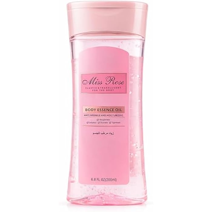 Rose Bery - Body Essence Oil, Anti Wrinkle & Moisturizing, Roughness & Irritation & Dryness, Tightness, 200 ML, Model RB-BO0956 - Image 1